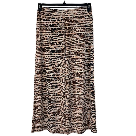 Willow Drive X-Large Wide Leg Pants Elastic Waist Stretch Safa Cheetah Multi New - Picture 1 of 8